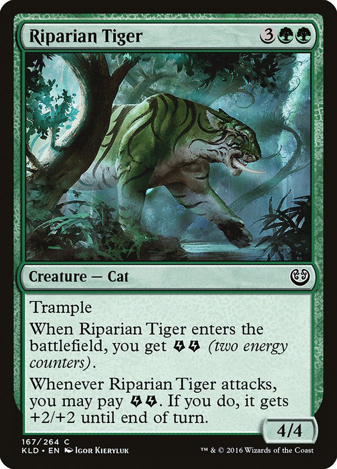 Riparian Tiger [Kaladesh] | Game Haven TX