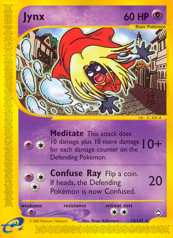Jynx (18/147) [Aquapolis] | Game Haven TX