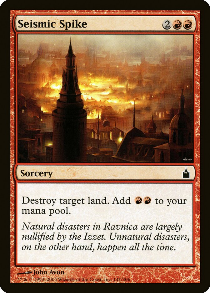 Seismic Spike [Ravnica: City of Guilds] | Game Haven TX