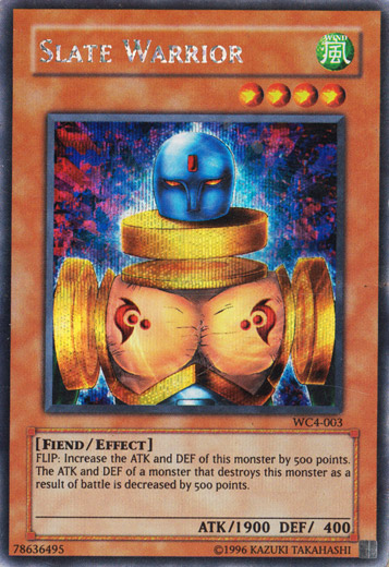 Slate Warrior [WC4-003] Secret Rare | Game Haven TX