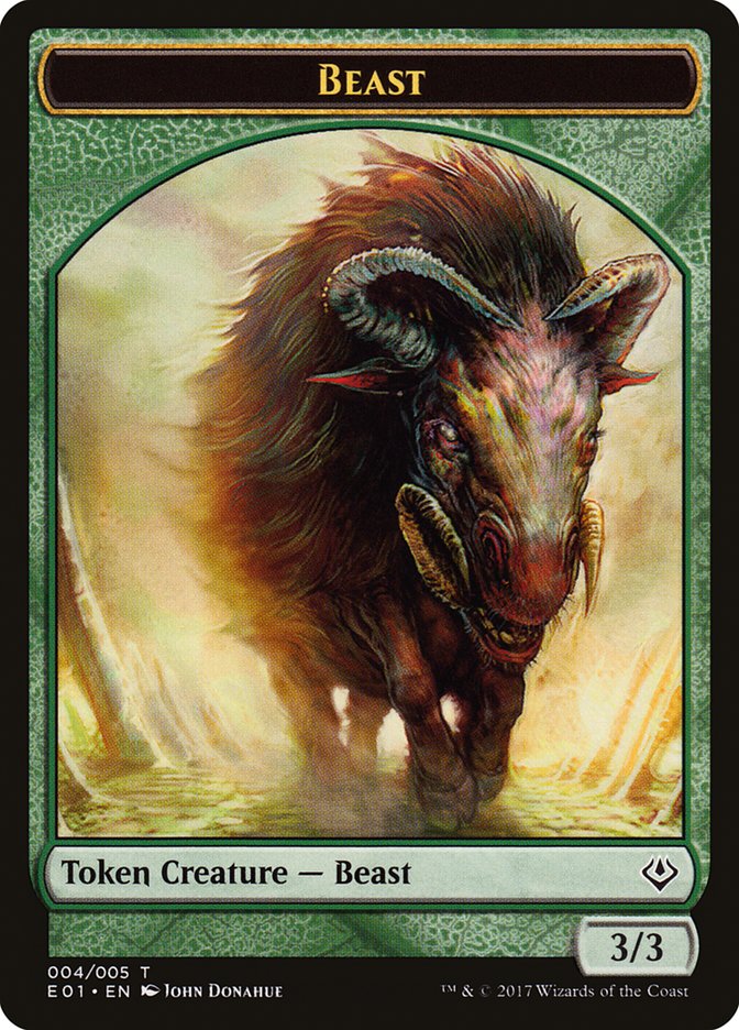 Beast (004/005) [Archenemy: Nicol Bolas Tokens] | Game Haven TX