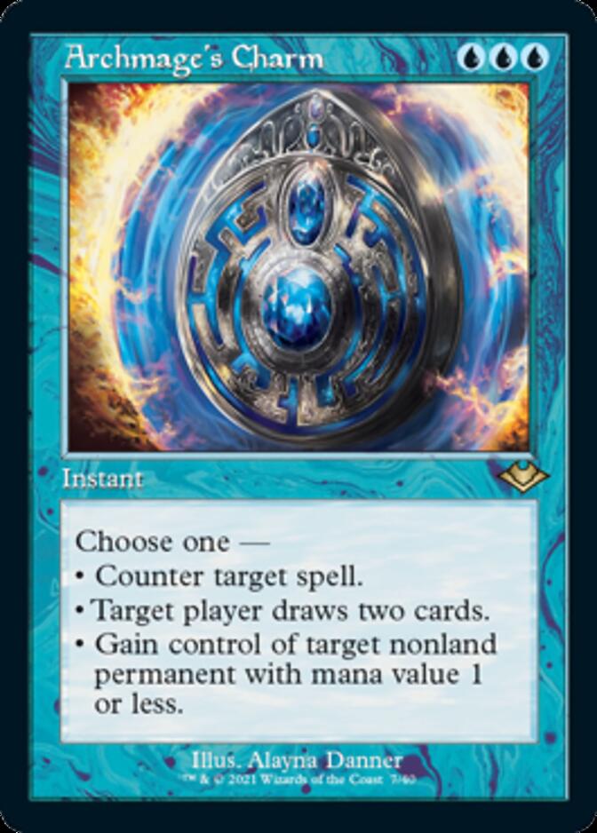 Archmage's Charm (Retro Etched Foil) [Modern Horizons 2] | Game Haven TX