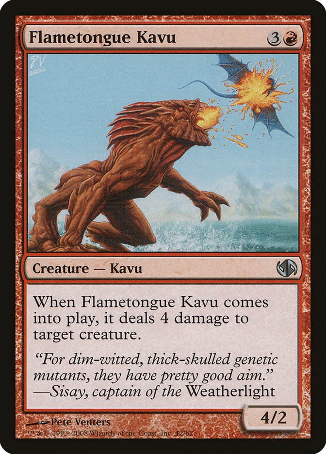 Flametongue Kavu [Duel Decks: Jace vs. Chandra] | Game Haven TX