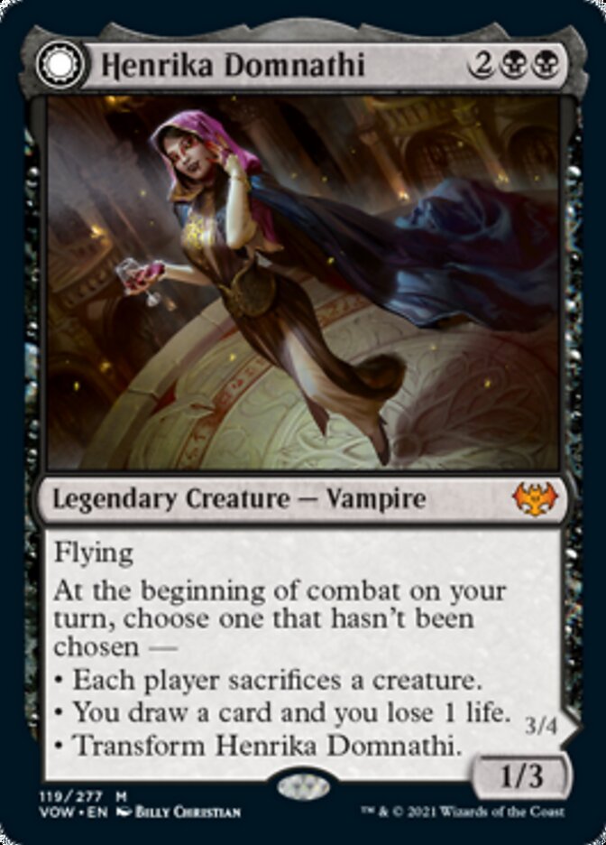Henrika Domnathi // Henrika, Infernal Seer [Innistrad: Crimson Vow] | Game Haven TX