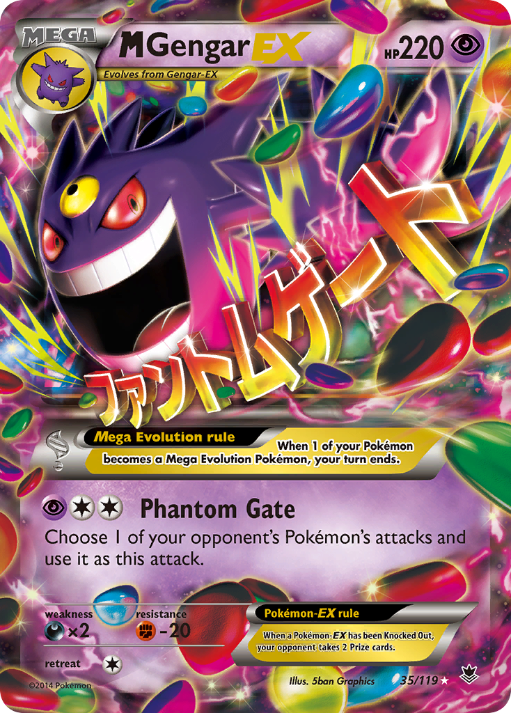 M Gengar EX (35/119) [XY: Phantom Forces] | Game Haven TX