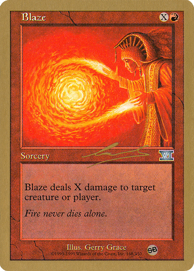 Blaze (Nicolas Labarre) [World Championship Decks 2000] | Game Haven TX