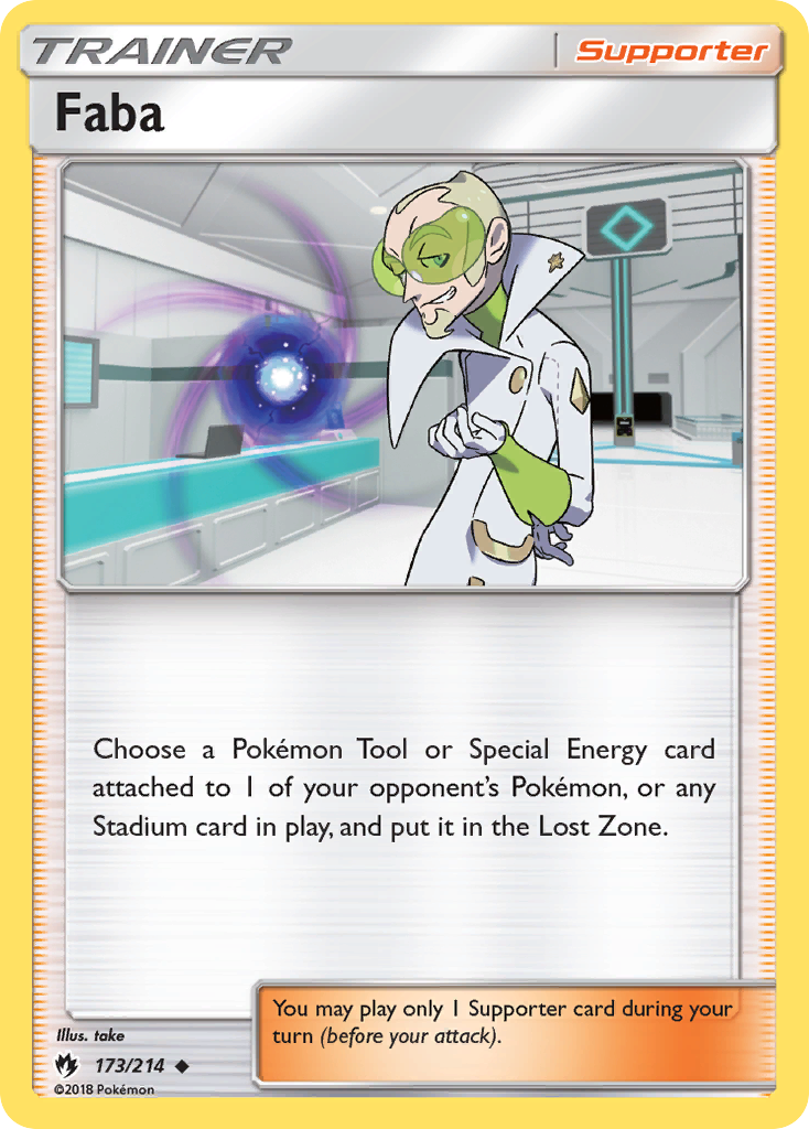Faba (173/214) [Sun & Moon: Lost Thunder] | Game Haven TX