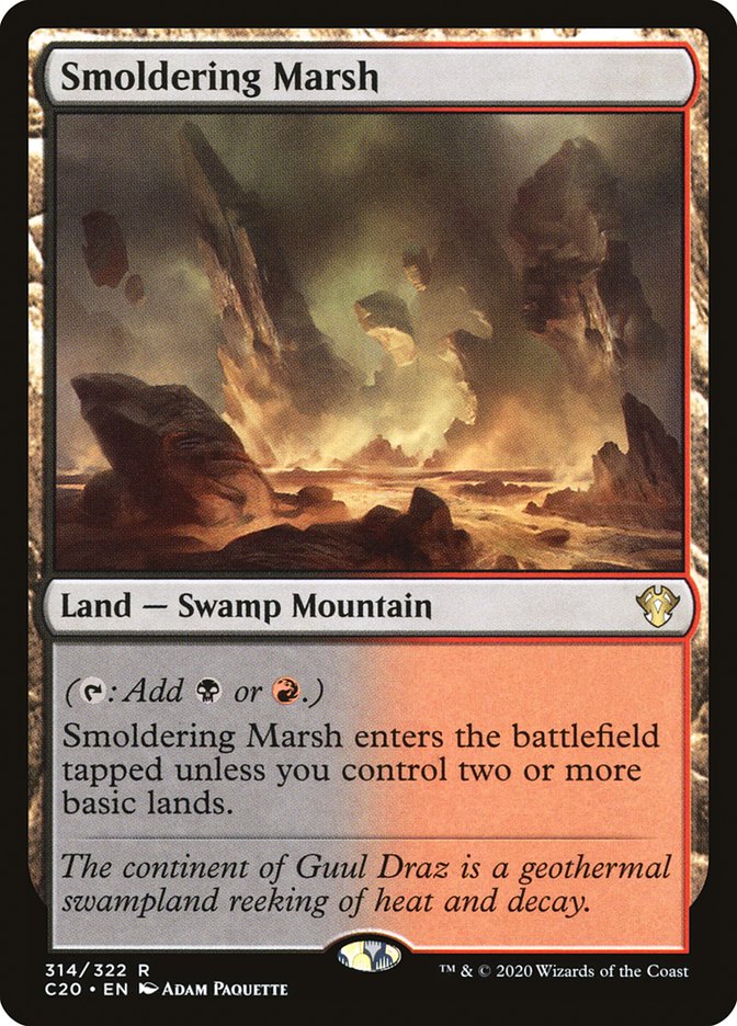 Smoldering Marsh [Commander 2020] | Game Haven TX