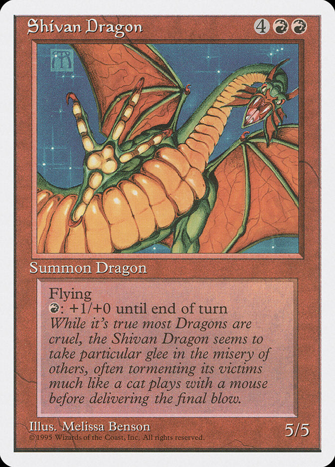 Shivan Dragon [Fourth Edition] | Game Haven TX
