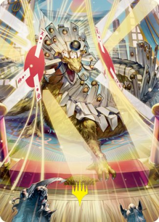 Spirit-Sister's Call Art Card (Gold-Stamped Signature) [Kamigawa: Neon Dynasty Art Series] | Game Haven TX