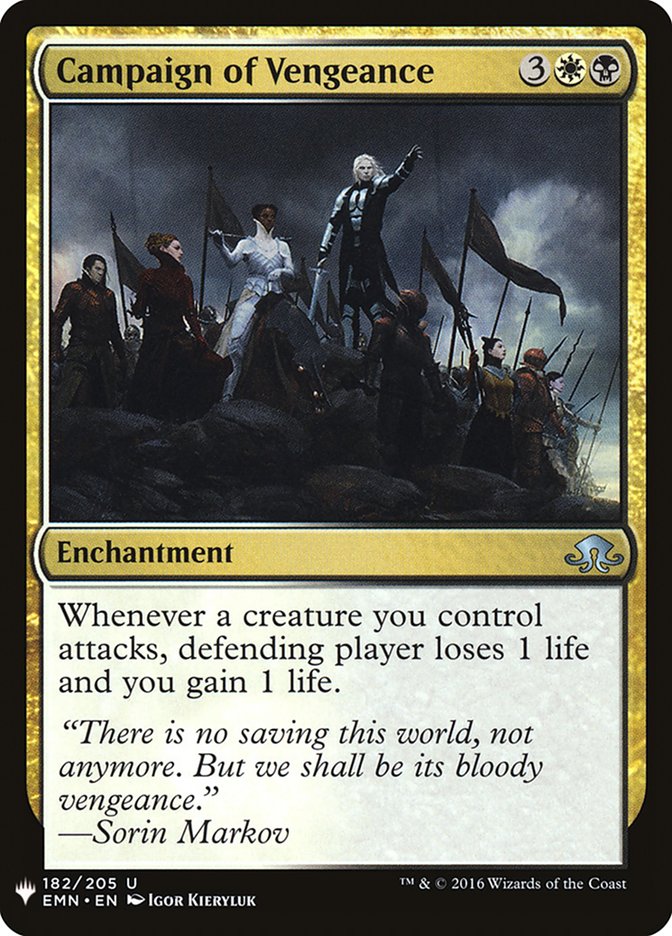 Campaign of Vengeance [Mystery Booster] | Game Haven TX