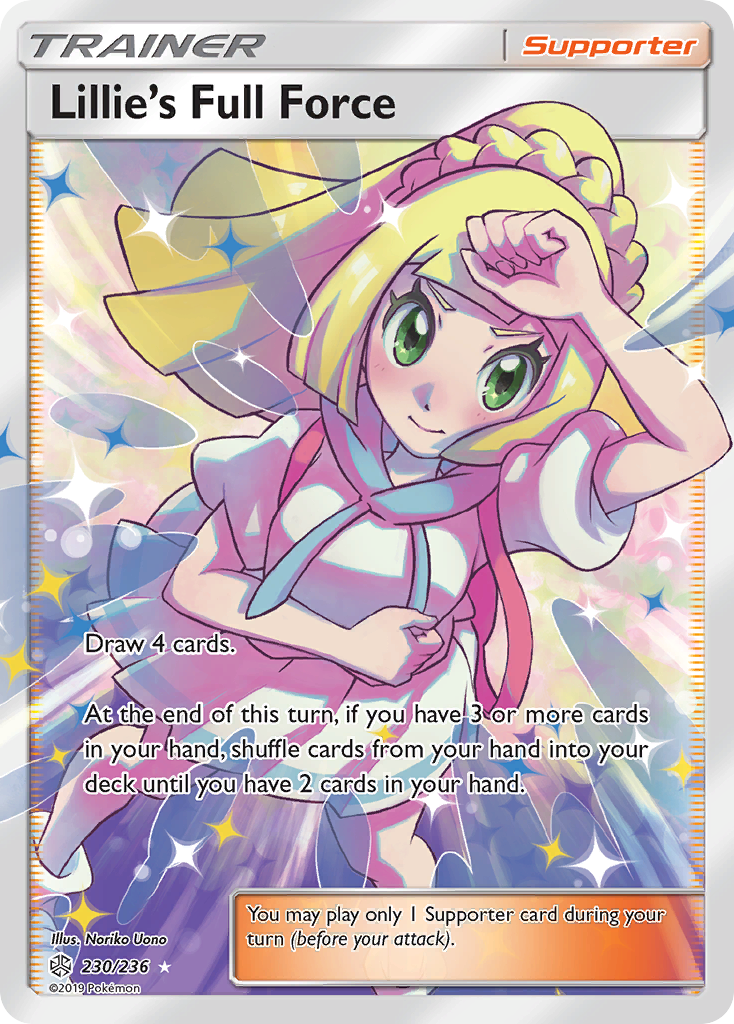 Lillie's Full Force (230/236) [Sun & Moon: Cosmic Eclipse] | Game Haven TX
