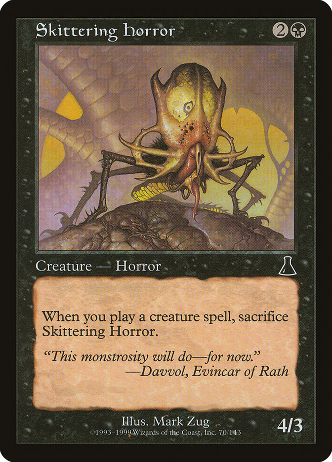 Skittering Horror [Urza's Destiny] | Game Haven TX