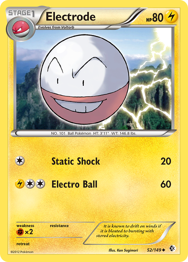 Electrode (52/149) [Black & White: Boundaries Crossed] | Game Haven TX
