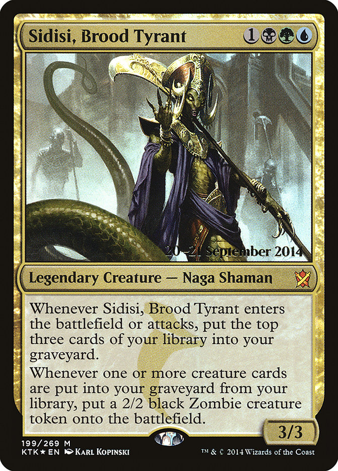 Sidisi, Brood Tyrant [Khans of Tarkir Promos] | Game Haven TX