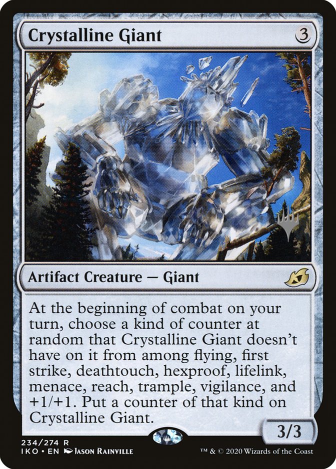 Crystalline Giant (Promo Pack) [Ikoria: Lair of Behemoths Promos] | Game Haven TX
