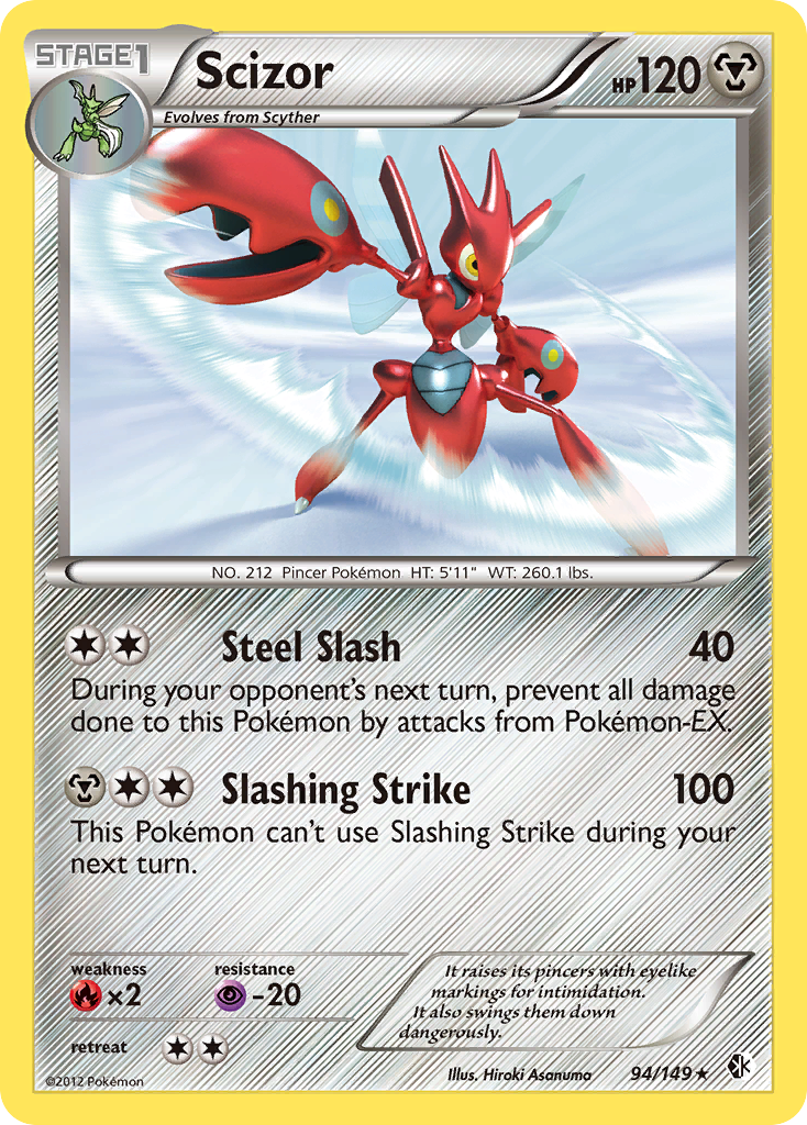 Scizor (94/149) [Black & White: Boundaries Crossed] | Game Haven TX
