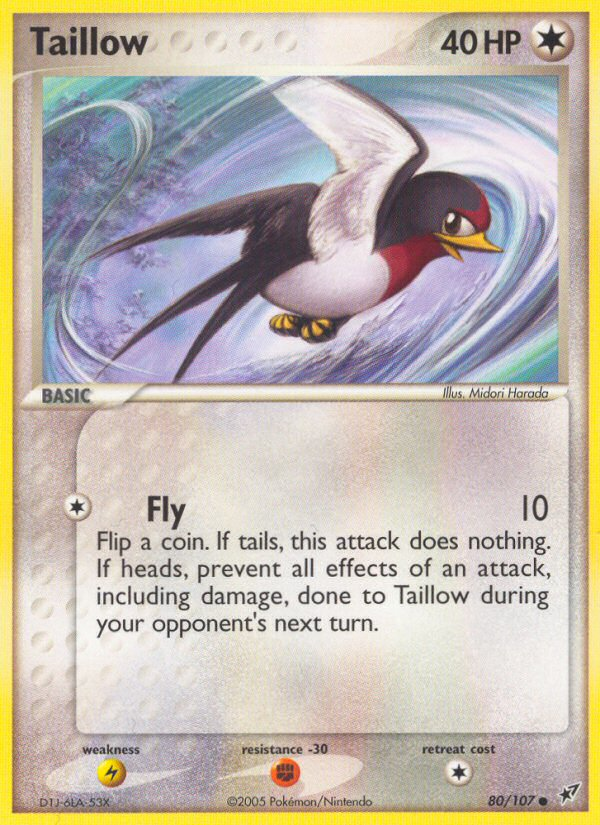 Taillow (80/107) [EX: Deoxys] | Game Haven TX