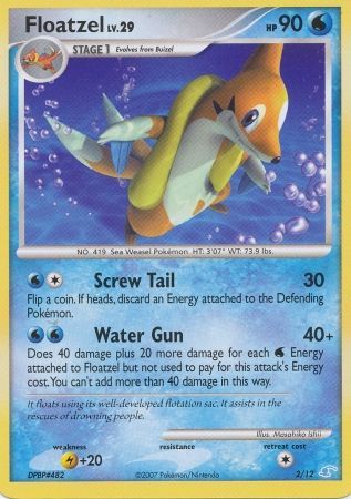 Floatzel (2/12) [Diamond & Pearl: Trainer Kit - Manaphy] | Game Haven TX
