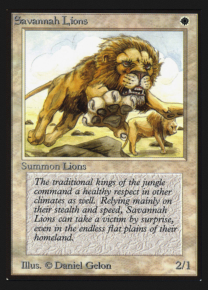 Savannah Lions (IE) [Intl. Collectors’ Edition] | Game Haven TX