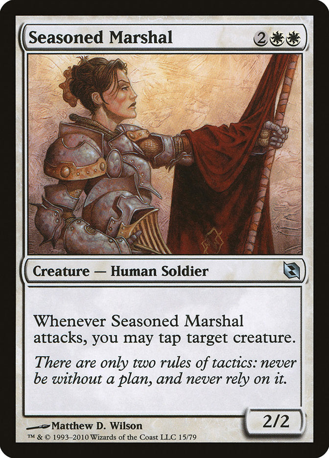 Seasoned Marshal [Duel Decks: Elspeth vs. Tezzeret] | Game Haven TX