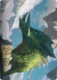 Yasharn, Implacable Earth Art Card [Zendikar Rising Art Series] | Game Haven TX