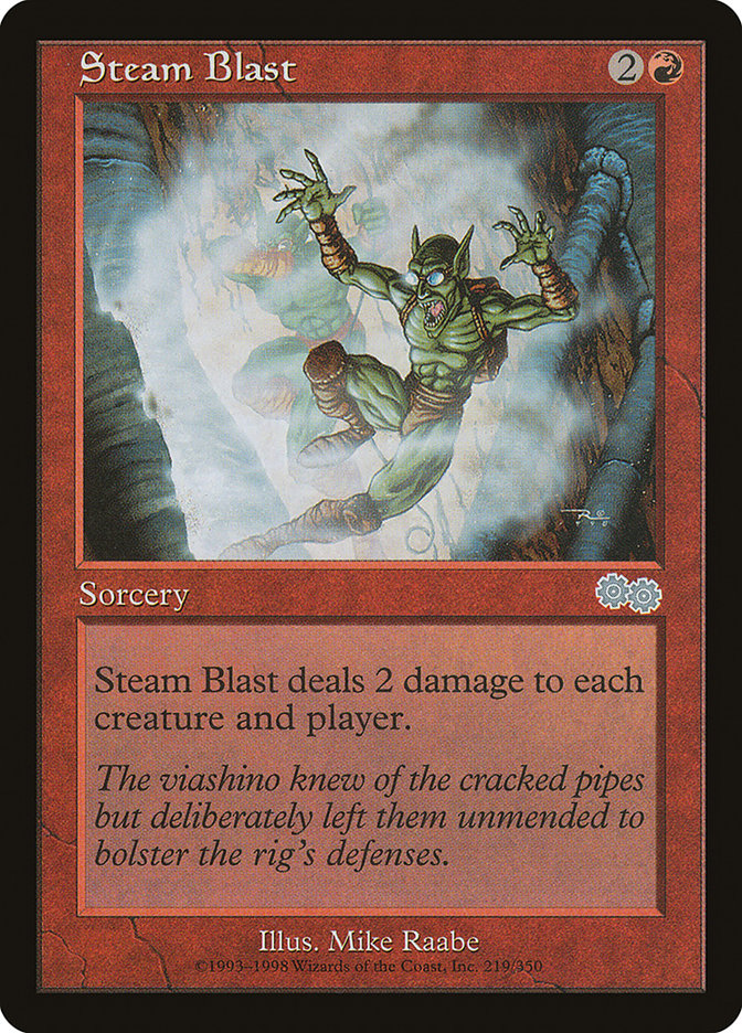 Steam Blast [Urza's Saga] | Game Haven TX