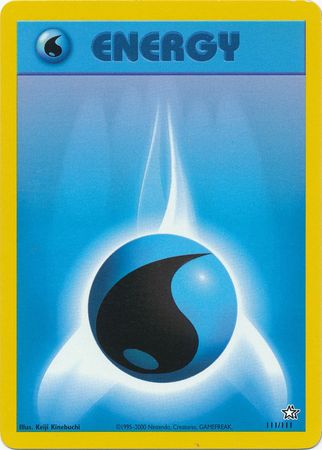Water Energy (111/111) [Neo Genesis Unlimited] | Game Haven TX