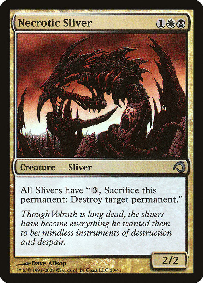 Necrotic Sliver [Premium Deck Series: Slivers] | Game Haven TX