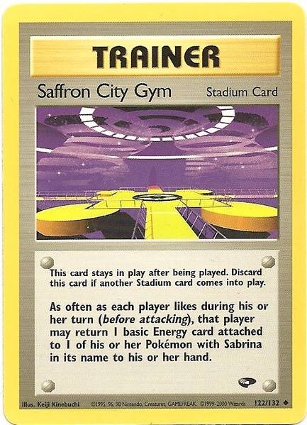 Saffron City Gym (122/132) [Gym Challenge Unlimited] | Game Haven TX
