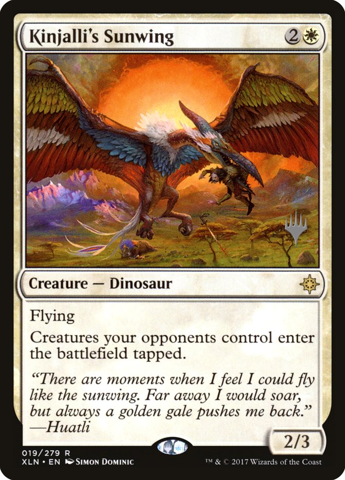 Kinjalli's Sunwing [Ixalan Promos] | Game Haven TX