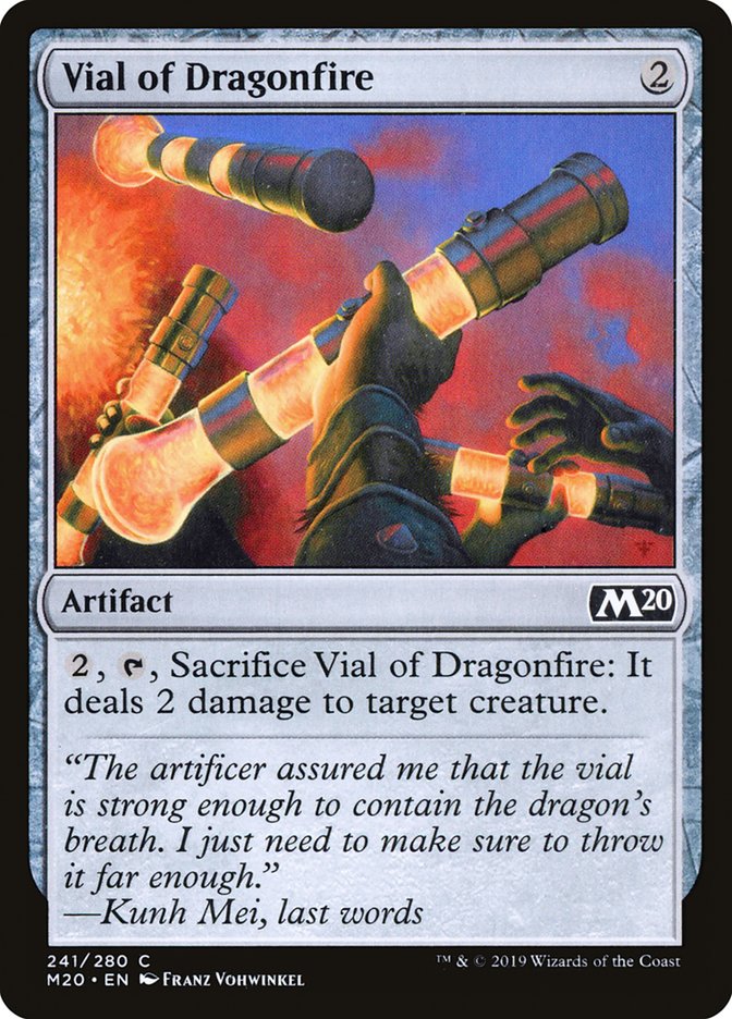 Vial of Dragonfire [Core Set 2020] | Game Haven TX