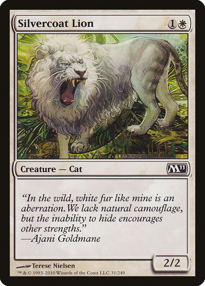 Silvercoat Lion [Magic 2011] | Game Haven TX