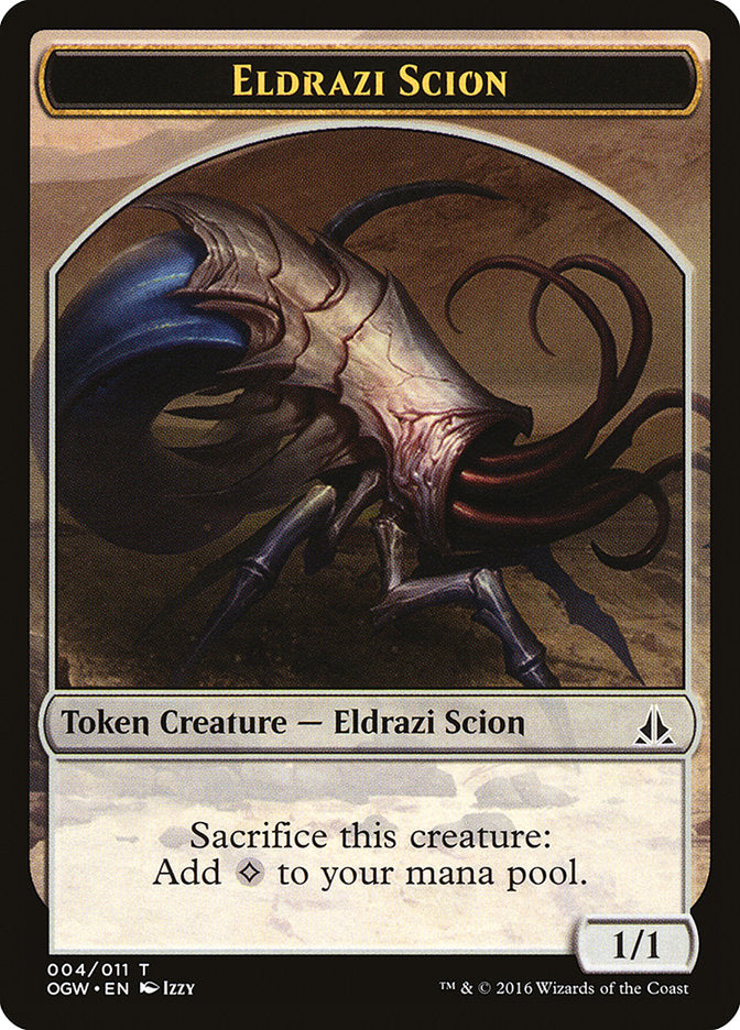 Eldrazi Scion (004/011) [Oath of the Gatewatch Tokens] | Game Haven TX