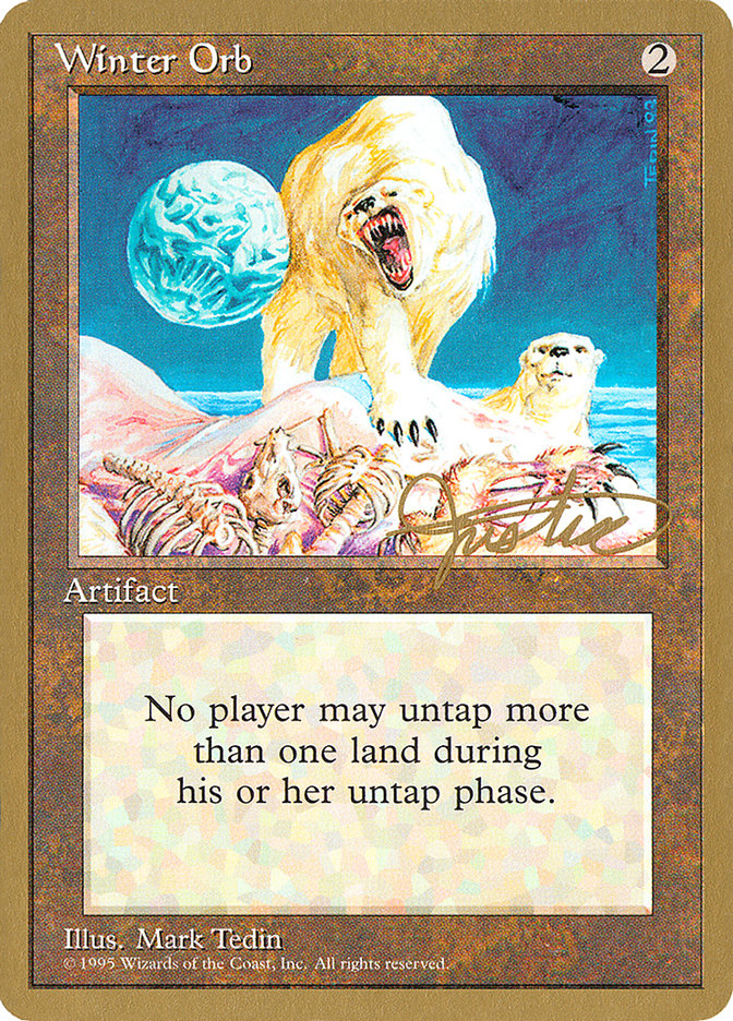 Winter Orb (Mark Justice) [Pro Tour Collector Set] | Game Haven TX