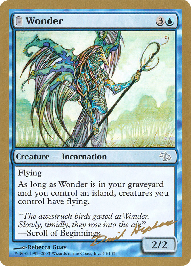 Wonder (Dave Humpherys) [World Championship Decks 2003] | Game Haven TX