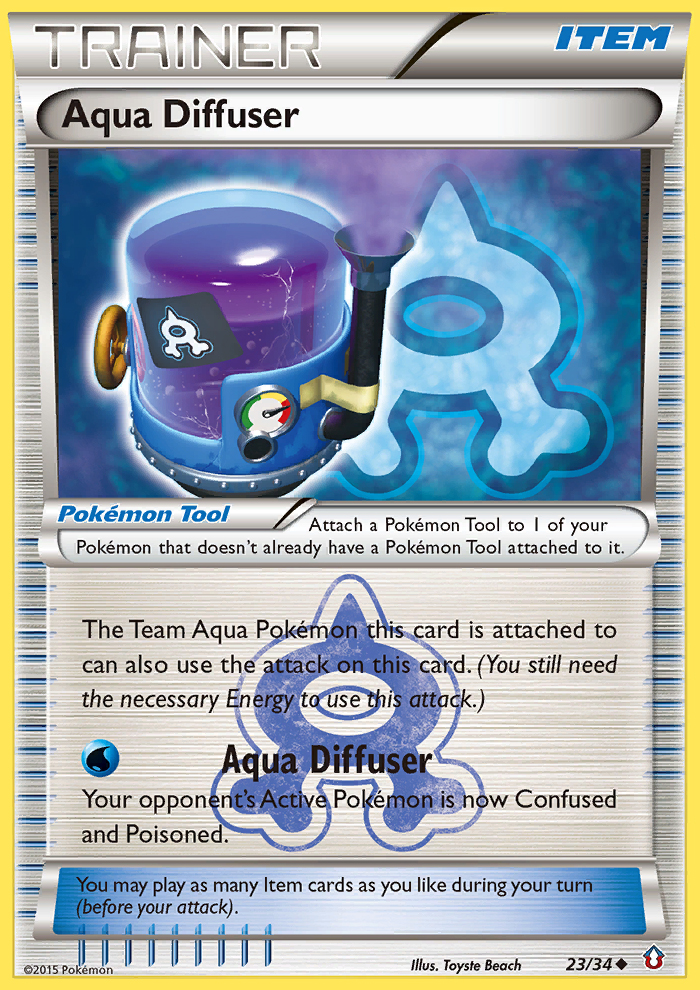 Aqua Diffuser (23/34) [XY: Double Crisis] | Game Haven TX