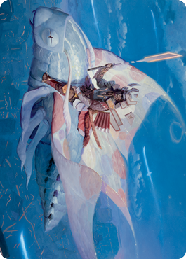 Sky-Blessed Samurai Art Card [Kamigawa: Neon Dynasty Art Series] | Game Haven TX