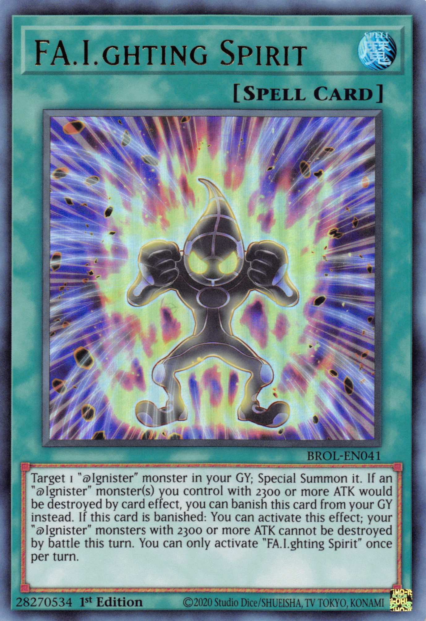 FA.I.ghting Spirit [BROL-EN041] Ultra Rare | Game Haven TX