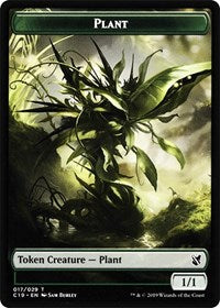 Plant // Morph Double-sided Token [Commander 2019 Tokens] | Game Haven TX