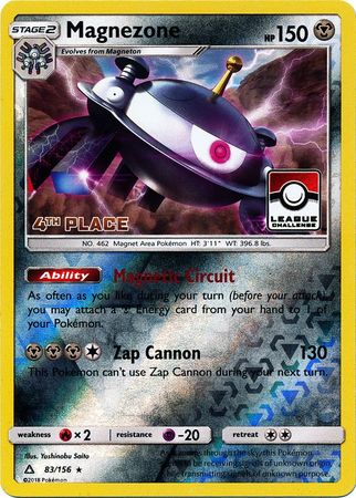 Magnezone (83/156) (League Promo 4th Place) [Sun & Moon: Ultra Prism] | Game Haven TX