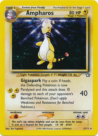 Ampharos (1/111) [Neo Genesis Unlimited] | Game Haven TX