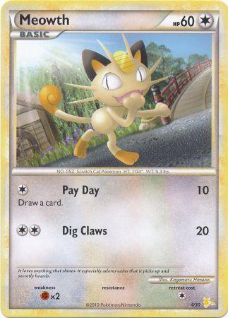 Meowth (4/30) [HeartGold & SoulSilver: Trainer Kit - Raichu] | Game Haven TX
