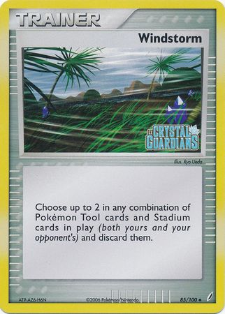Windstorm (85/100) (Stamped) [EX: Crystal Guardians] | Game Haven TX