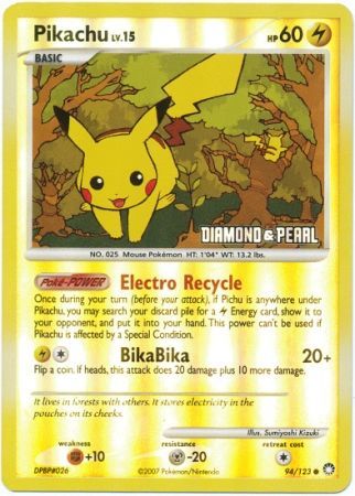 Pikachu (94/123) [Burger King Promos: 2008 Collection] | Game Haven TX
