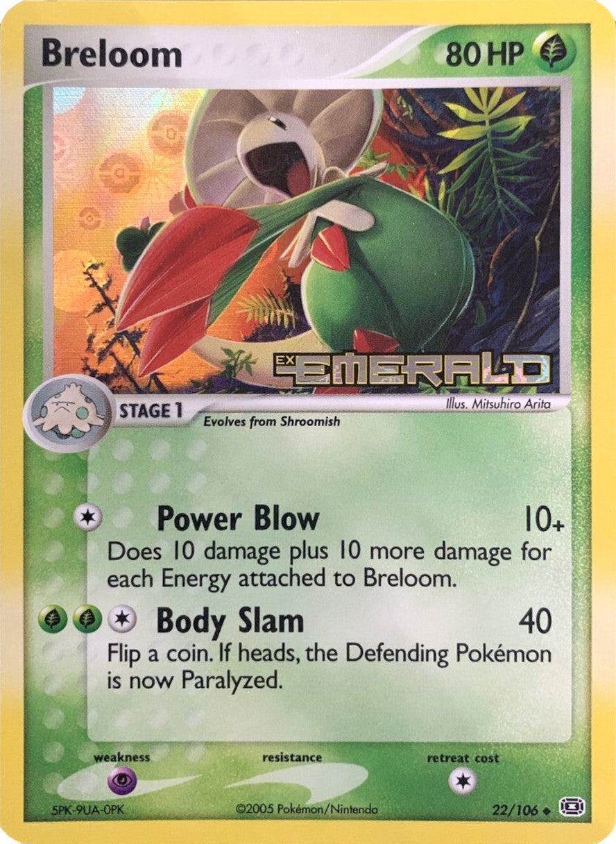Breloom (22/106) (Stamped) [EX: Emerald] | Game Haven TX