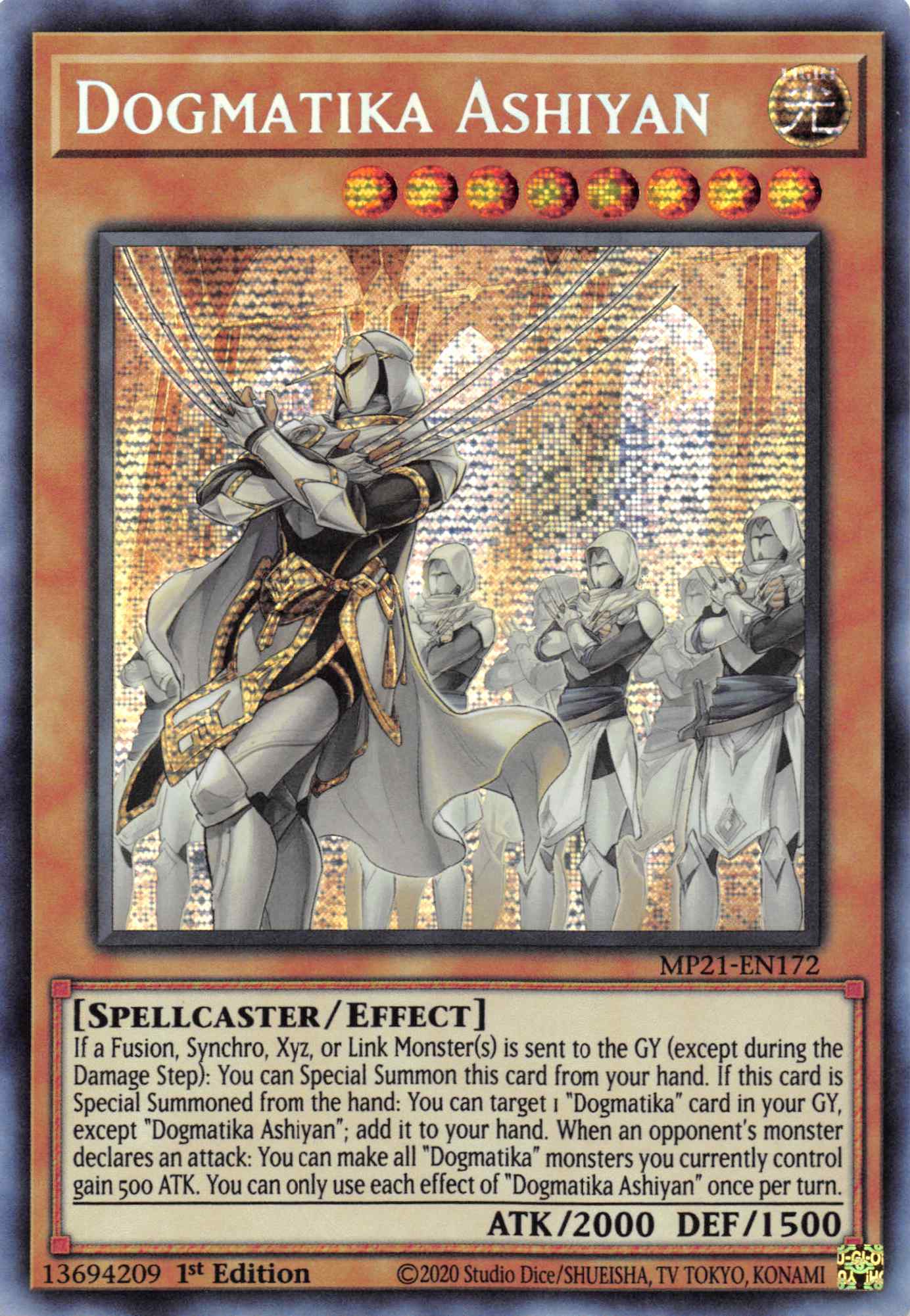 Dogmatika Ashiyan [MP21-EN172] Prismatic Secret Rare | Game Haven TX