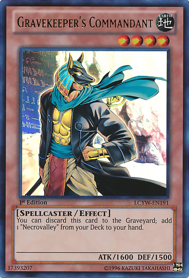 Gravekeeper's Commandant [LCYW-EN191] Ultra Rare | Game Haven TX