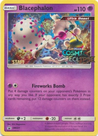 Blacephalon (SM221) (Staff Prerelease Promo) [Sun & Moon: Black Star Promos] | Game Haven TX
