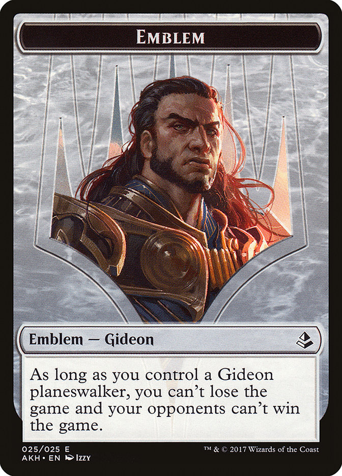 Gideon of the Trials Emblem [Amonkhet Tokens] | Game Haven TX